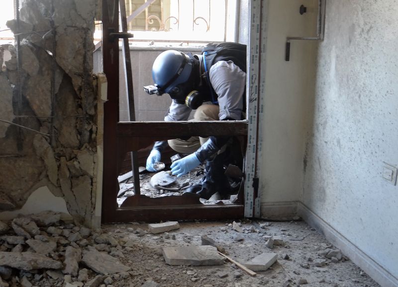 Ispettore ONU a Ghouta (Credit to: Ammar al-Arbini/AFP/Getty)