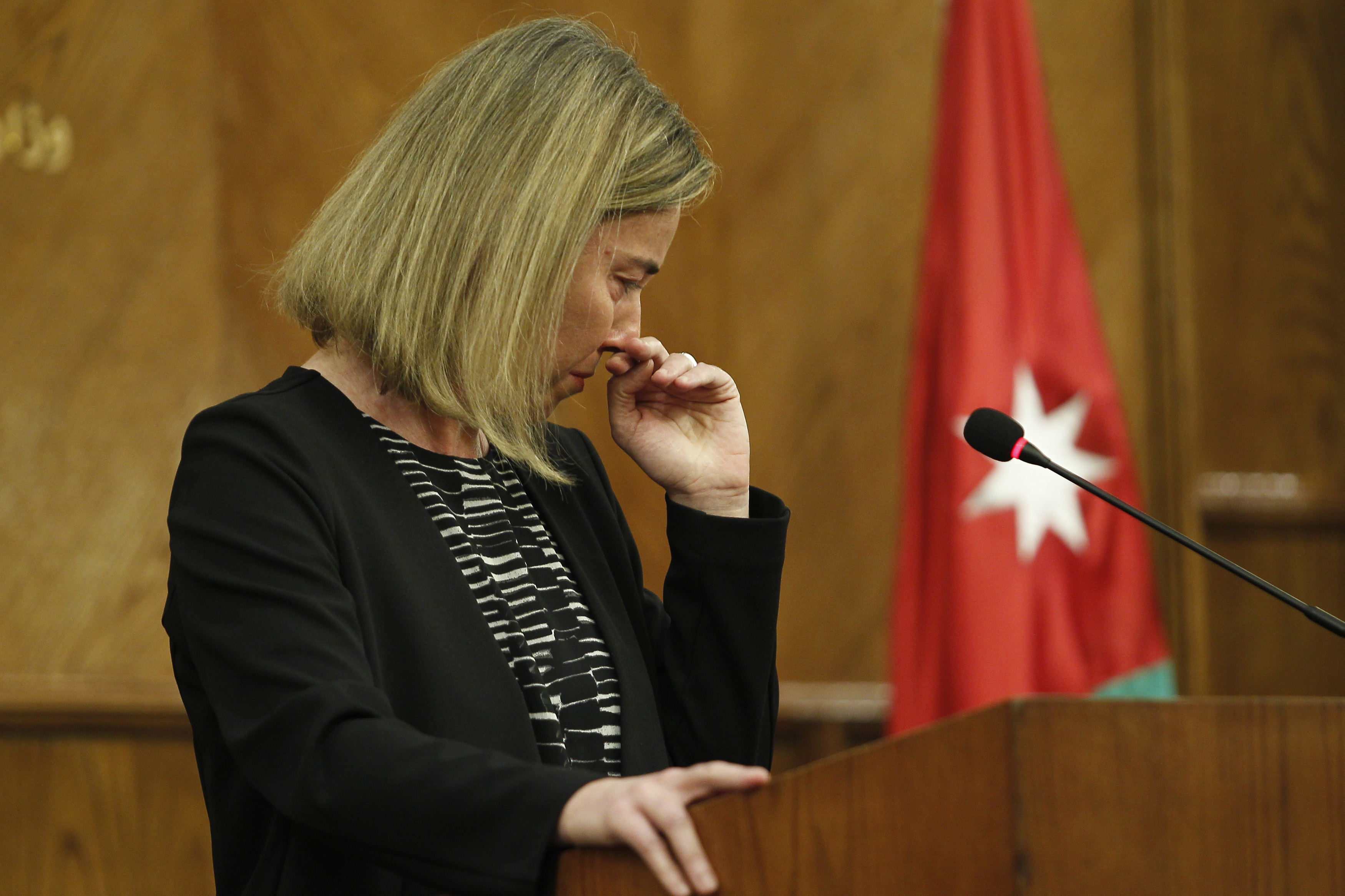 La commozione dell'Alto rappresentante Federica Mogherini / © European Union