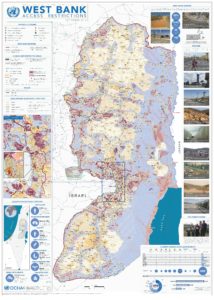 Mappa degli insediamenti israeliani fino al 2014 - credits: Ocha / Onu