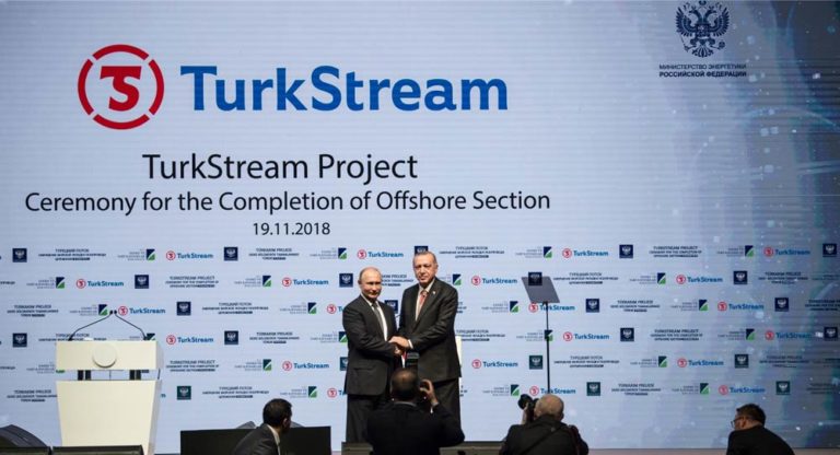 Russia e Turchia celebrano il Turkish Stream
