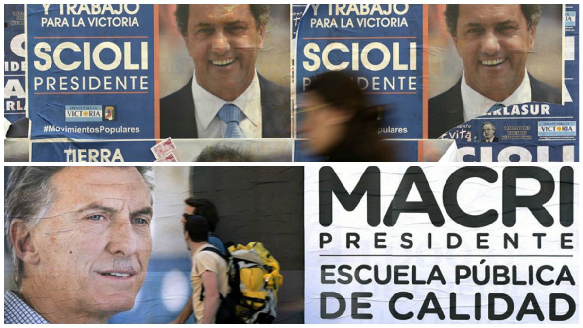 Manifesti elettorali nelle strade della capitale argentina / credits: Afp