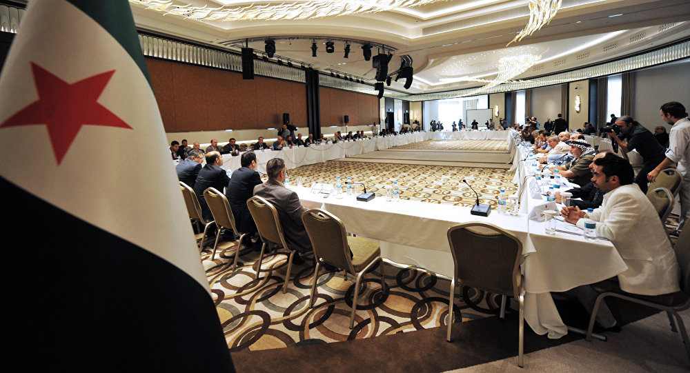Conferenza di Riyad, 9-10/12/2015. Credit to: AFP/ OZAN KOSE