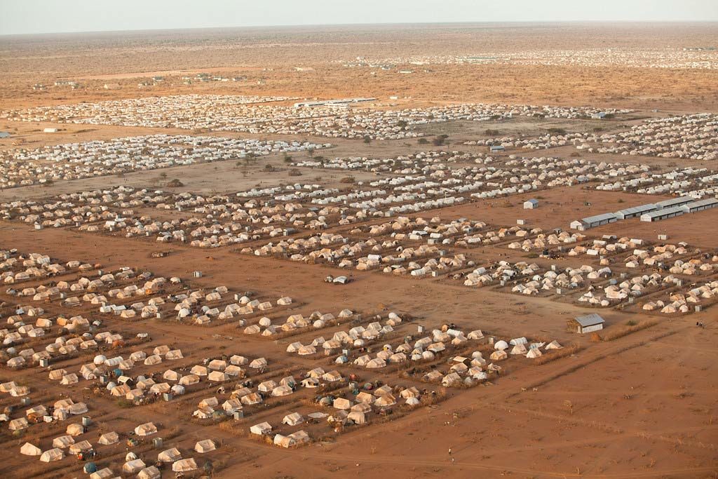 Il versante nord-occidentale del campo di Dadaab, Kenya. Credits: B. Bannon/IOM/UNHCR