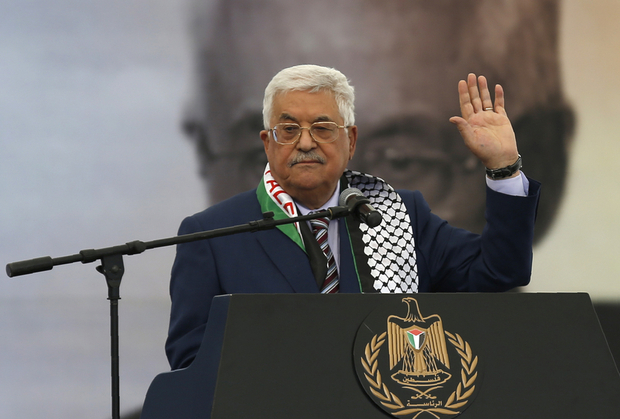 Mahmud Abbas durante un discorso politico - credits: Afp Photo / Abbas Momani