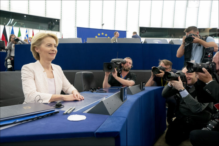 La presidente eletta della Commissione europea Ursula von der Leyen / © European Union 2019 – Source: EP