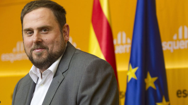 Spagna, ex vicepresidente Catalogna Oriol Junqueras foto http://esquerrallagostera.cat/