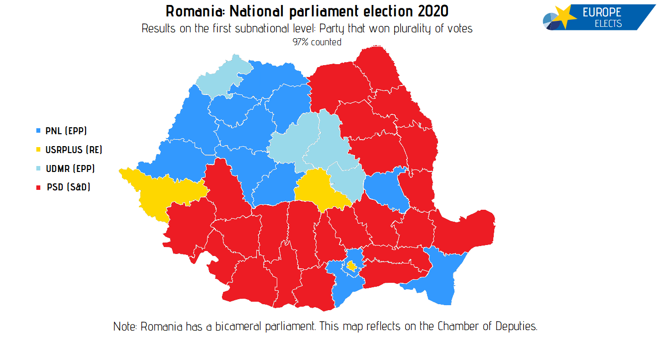 L'esito del voto in Romania / Europe Elects