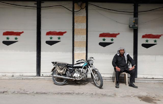 Douma, nella periferia orientale di Damasco, Siria, 10 marzo 2021. Credits to: REUTERS/Omar Sanadiki.